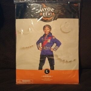 Kids Prince costume (shirt with medals, sash, and belt) NWT